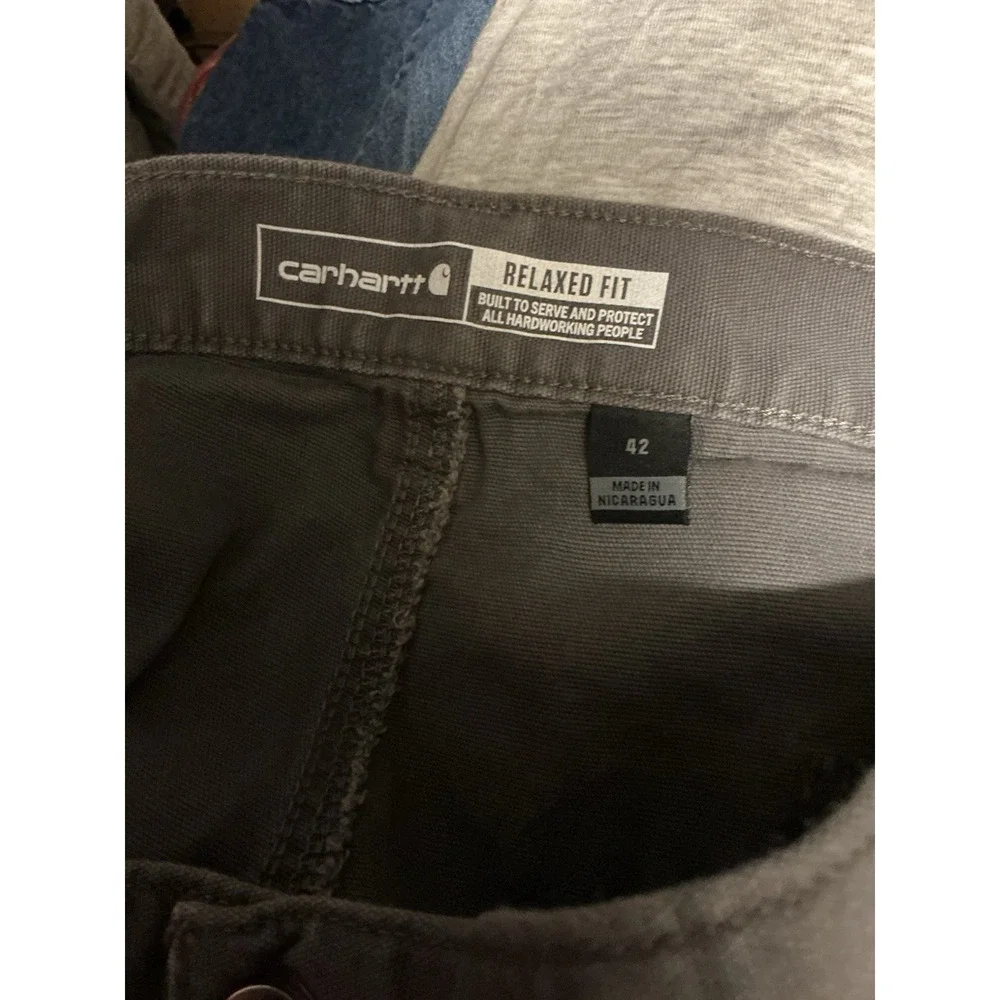 Carhartt Men's Shorts 42 Relaxed Fit Rigged Flex Gray 102514-039 9